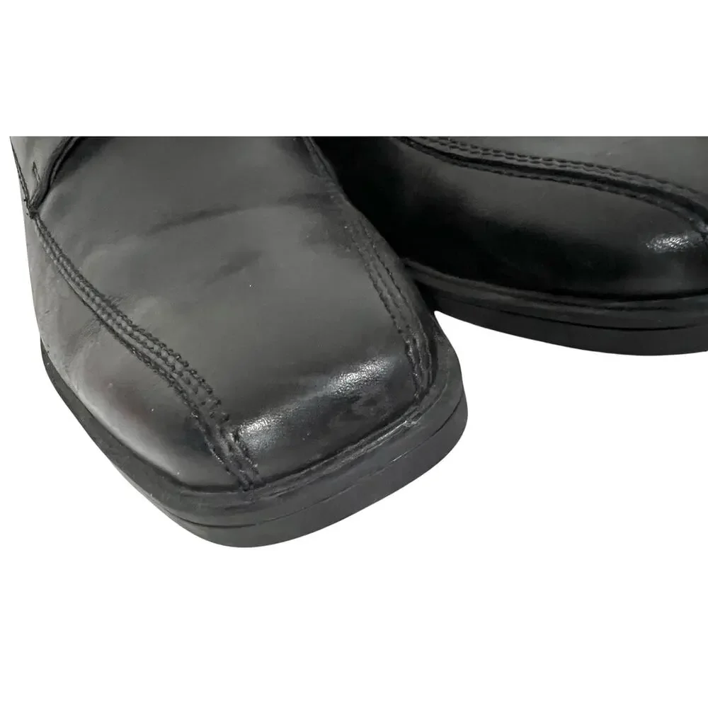 Clarks Tilden Walk Oxford Black Leather Size Mens 9.5M